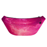 Purple Nebula Cloud Galaxy Space Print Fanny Pack