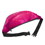 Purple Nebula Cloud Galaxy Space Print Fanny Pack