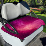 Purple Nebula Cloud Galaxy Space Print Golf Cart Seat Cover