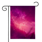 Purple Nebula Cloud Galaxy Space Print House Flag