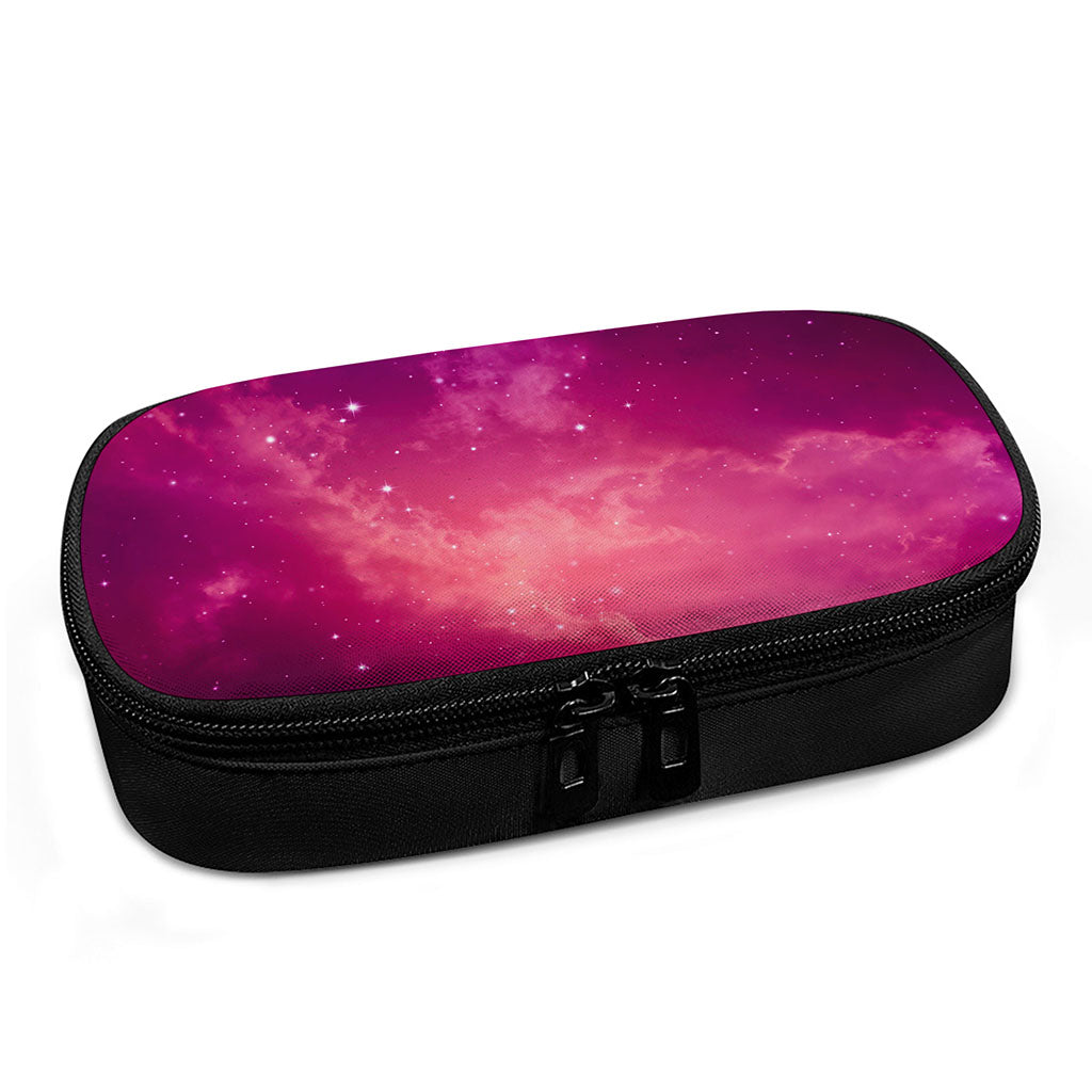 Purple Nebula Cloud Galaxy Space Print Insulin Cooler Travel Case