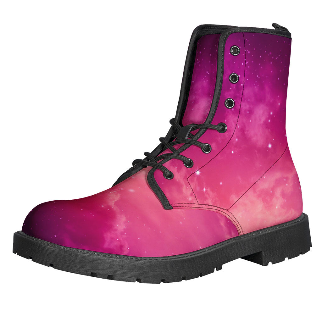 Purple Nebula Cloud Galaxy Space Print Backpack