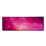 Purple Nebula Cloud Galaxy Space Print Long Kitchen Mat