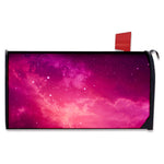 Purple Nebula Cloud Galaxy Space Print Mailbox Cover