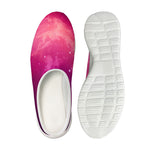 Purple Nebula Cloud Galaxy Space Print Mesh Casual Shoes