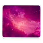 Purple Nebula Cloud Galaxy Space Print Mouse Pad