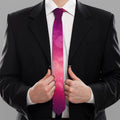 Purple Nebula Cloud Galaxy Space Print Necktie