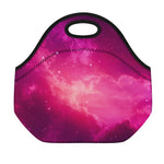 Purple Nebula Cloud Galaxy Space Print Neoprene Lunch Bag