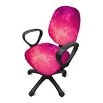 Purple Nebula Cloud Galaxy Space Print Office Chair Cover