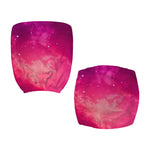 Purple Nebula Cloud Galaxy Space Print Office Chair Cover