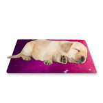 Purple Nebula Cloud Galaxy Space Print Pet Cooling Mat Cover