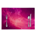 Purple Nebula Cloud Galaxy Space Print Placemat