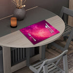 Purple Nebula Cloud Galaxy Space Print Placemat