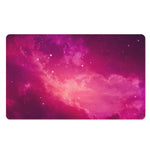 Purple Nebula Cloud Galaxy Space Print Polyester Doormat