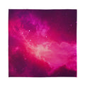 Purple Nebula Cloud Galaxy Space Print Silk Bandana