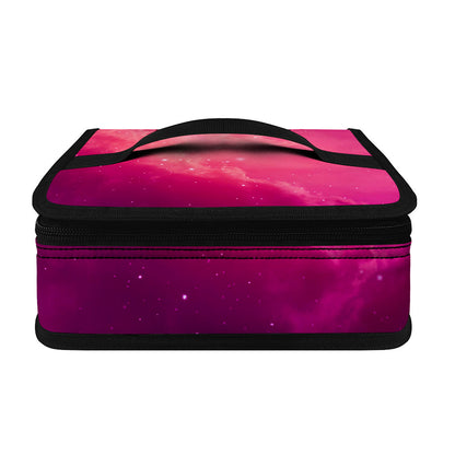 Purple Nebula Cloud Galaxy Space Print Small Lunch Bag