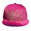 Purple Nebula Cloud Galaxy Space Print Snapback Cap