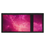 Purple Nebula Cloud Galaxy Space Print Trifold Wallet