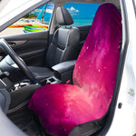 Purple Nebula Cloud Galaxy Space Print Waterproof Car Seat Cover