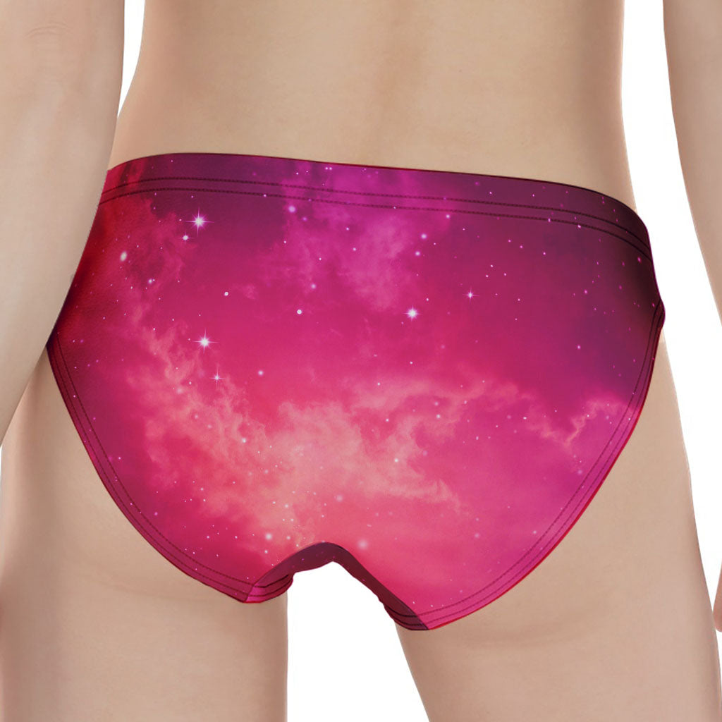 Purple Nebula Cloud Galaxy Space Print Women's Panties