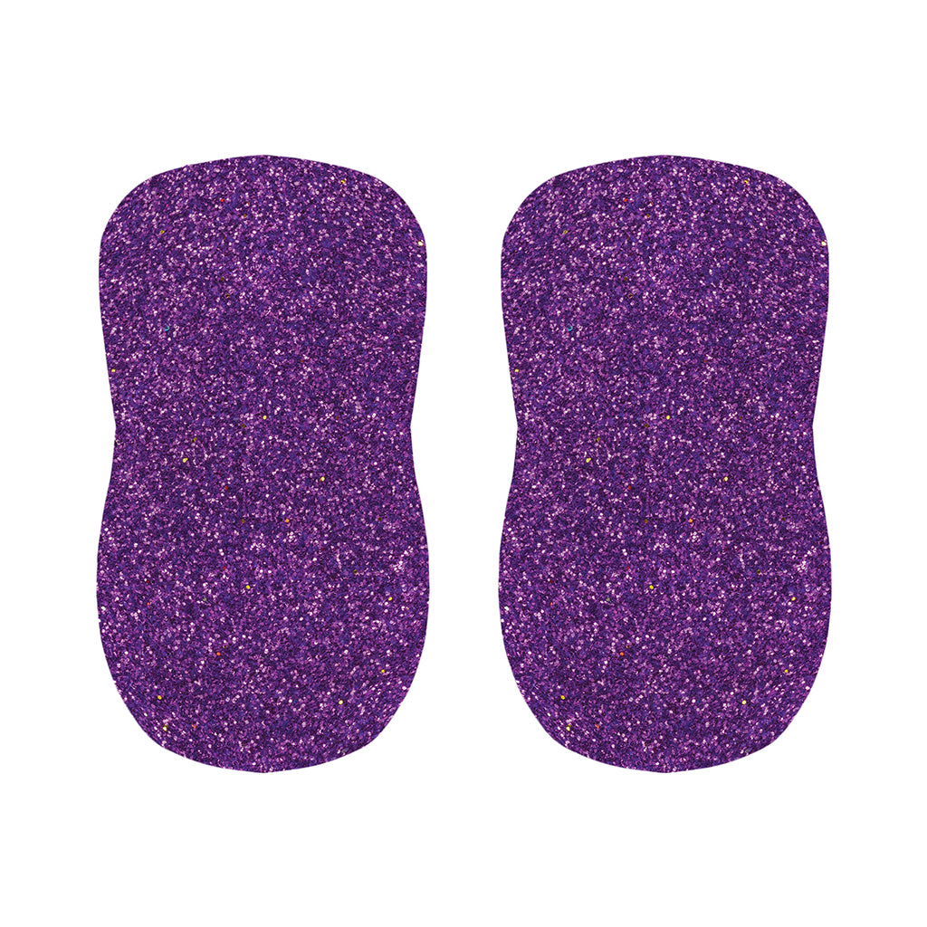 Purple (NOT Real) Glitter Print Bar Stool Covers