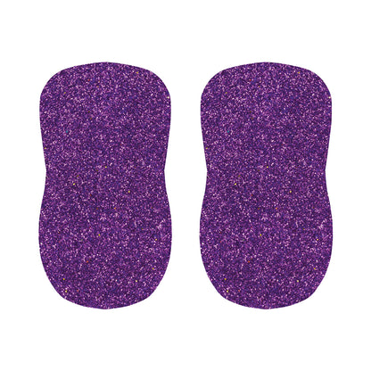 Purple (NOT Real) Glitter Print Bar Stool Covers