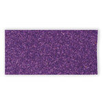 Purple (NOT Real) Glitter Print Beach Towel