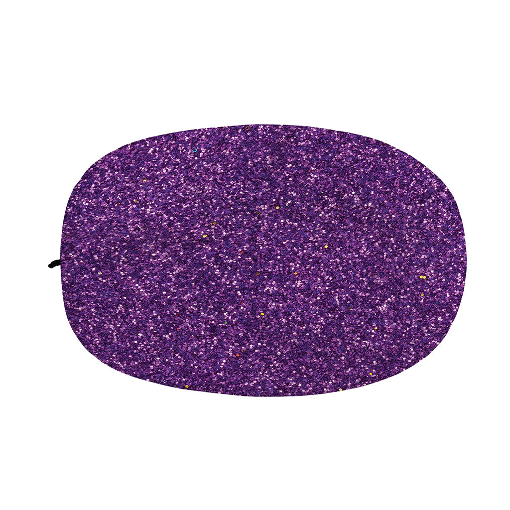 Purple (NOT Real) Glitter Print Car Side Mirror Covers