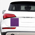Purple (NOT Real) Glitter Print Car Sticker