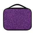 Purple (NOT Real) Glitter Print Classic Bible Case