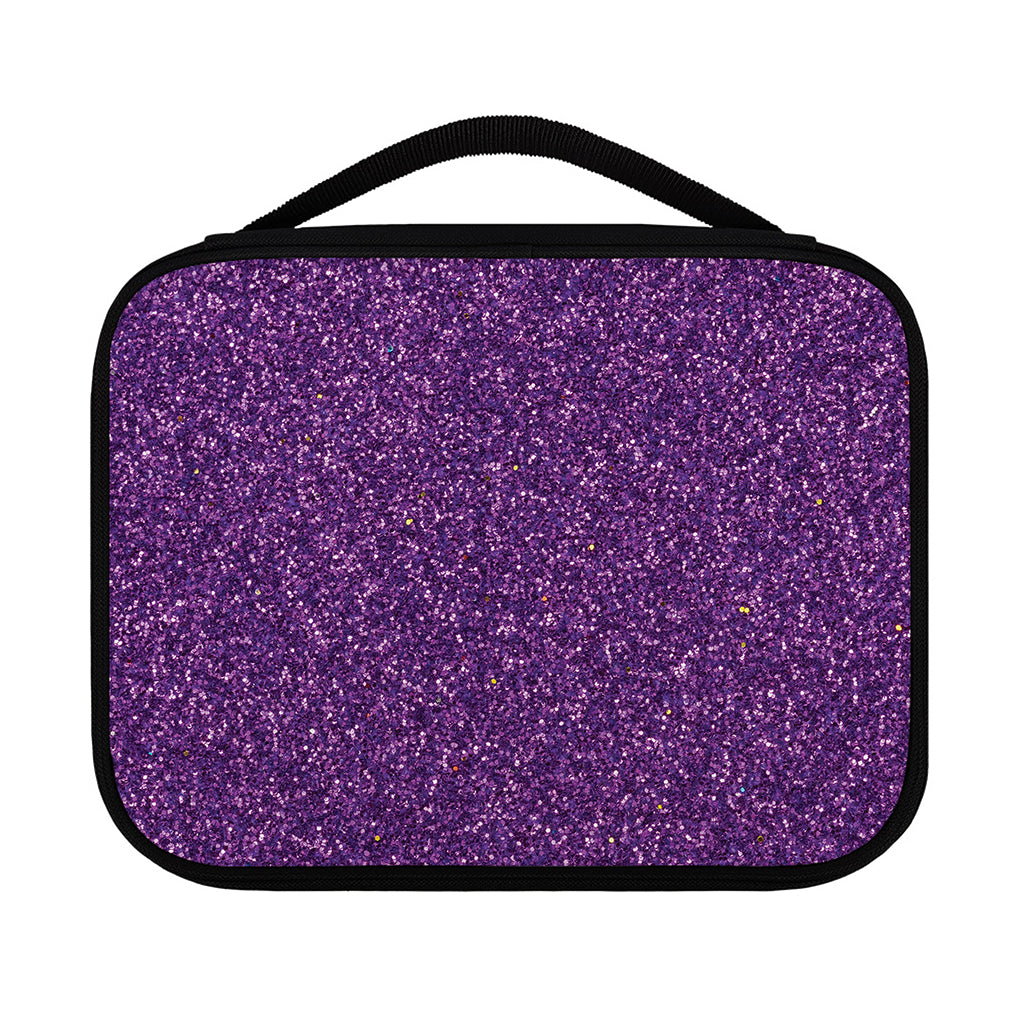Purple (NOT Real) Glitter Print Classic Bible Case
