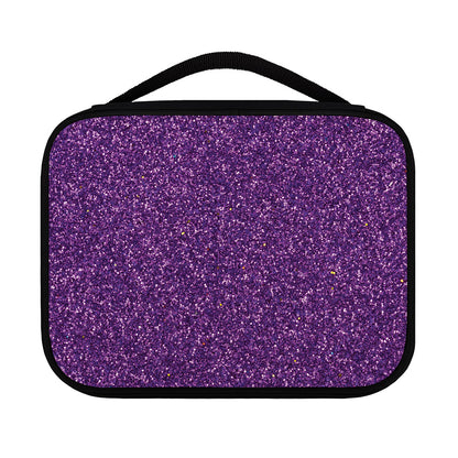 Purple (NOT Real) Glitter Print Classic Bible Case