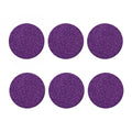 Purple (NOT Real) Glitter Print Coaster Set