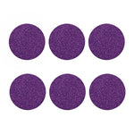 Purple (NOT Real) Glitter Print Coaster Set