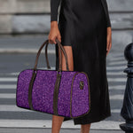 Purple (NOT Real) Glitter Print Duffle Bag