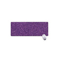 Purple (NOT Real) Glitter Print Extended Mouse Pad