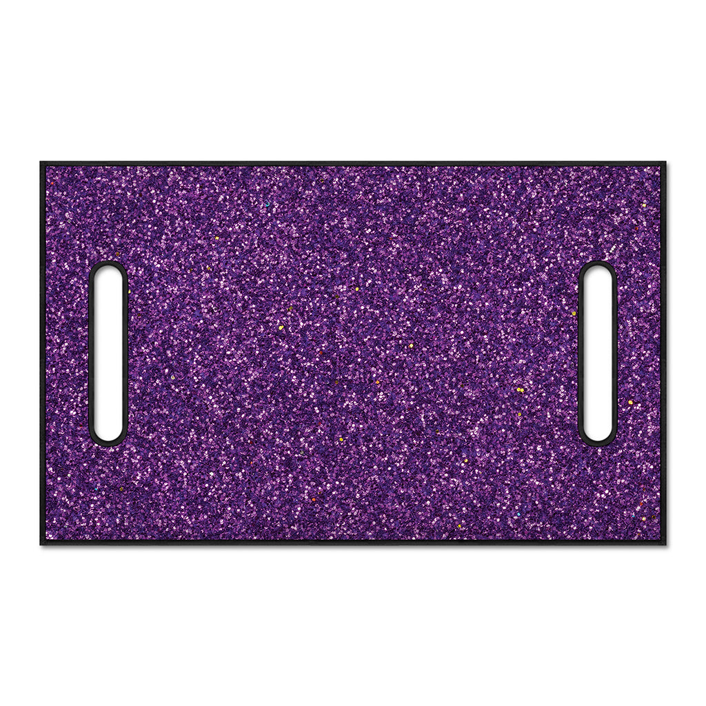 Purple (NOT Real) Glitter Print Golf Cart Seat Cover