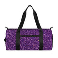 Purple (NOT Real) Glitter Print Gym Bag