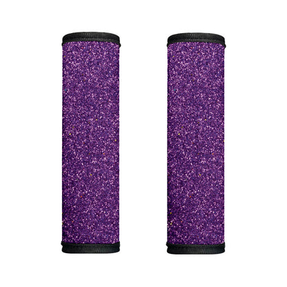Purple (NOT Real) Glitter Print Handle Covers