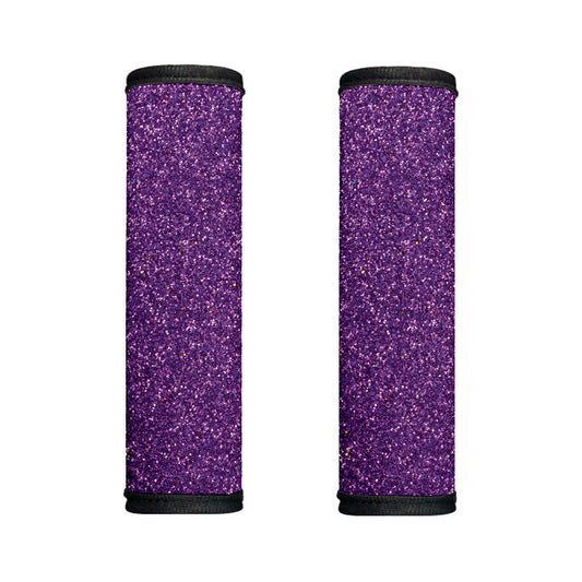 Purple (NOT Real) Glitter Print Handle Covers