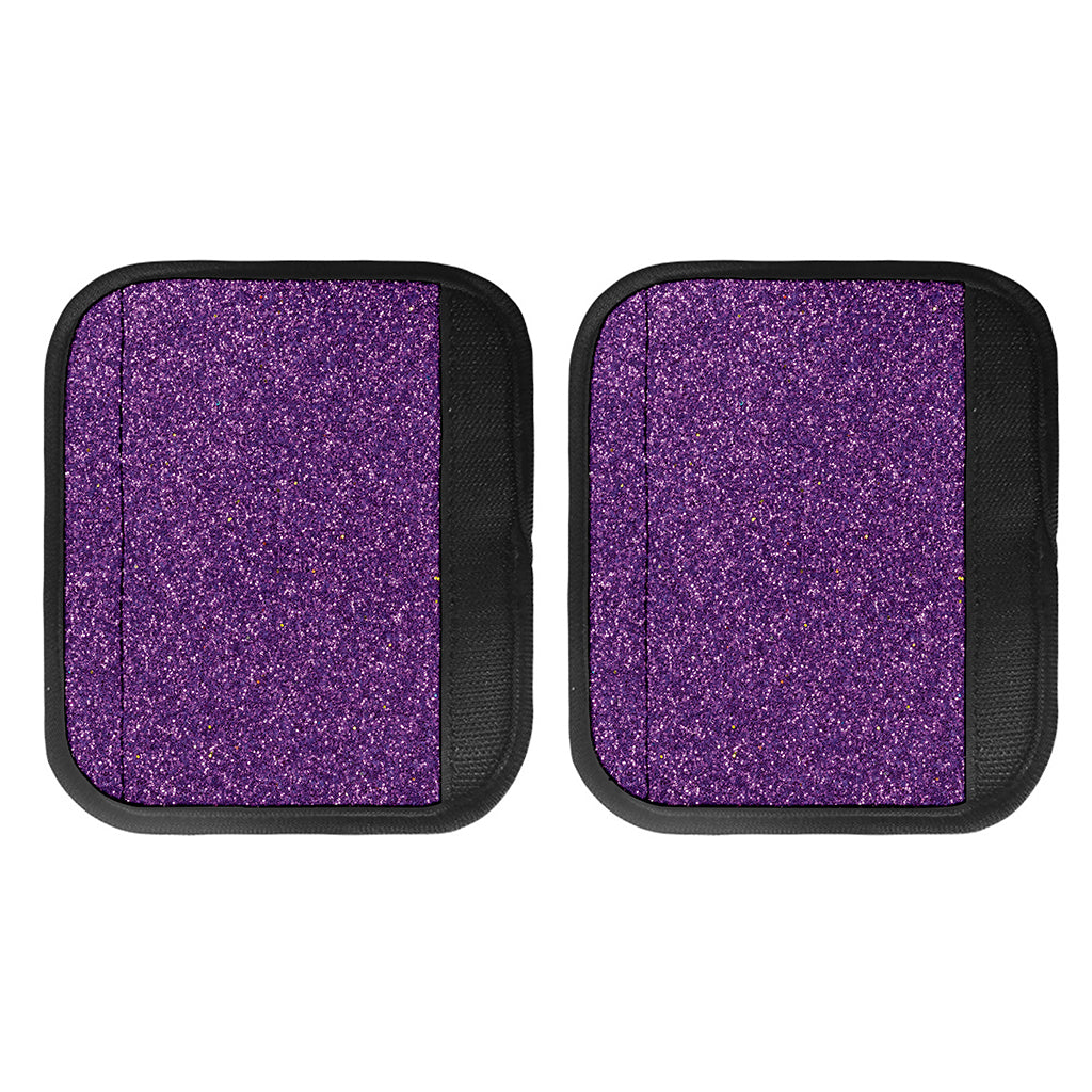 Purple (NOT Real) Glitter Print Handle Covers