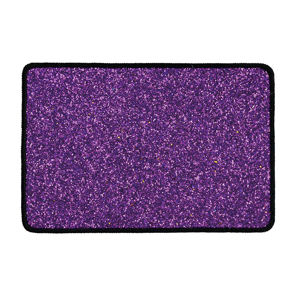 Purple (NOT Real) Glitter Print Kitchen Mat