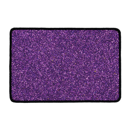 Purple (NOT Real) Glitter Print Kitchen Mat