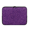 Purple (NOT Real) Glitter Print Laptop Sleeve