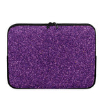 Purple (NOT Real) Glitter Print Laptop Sleeve