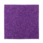 Purple (NOT Real) Glitter Print Silk Bandana