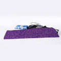 Purple (NOT Real) Glitter Print Sports Towel