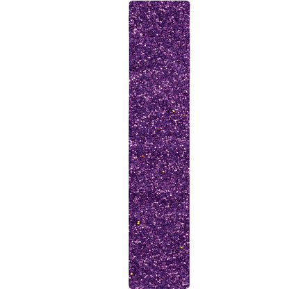 Purple (NOT Real) Glitter Print Table Runner