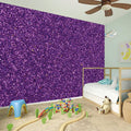 Purple (NOT Real) Glitter Print Wall Sticker