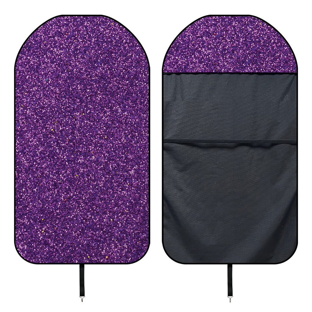 Purple (NOT Real) Glitter Print Waterproof Car Seat Cover